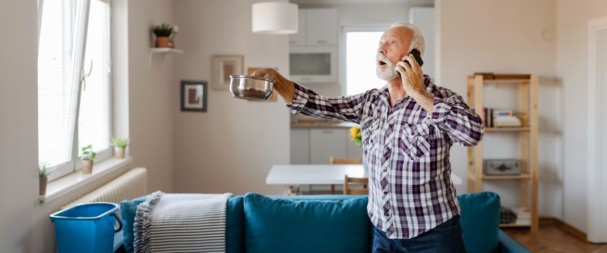 Get landlord insurance for a leaking roof