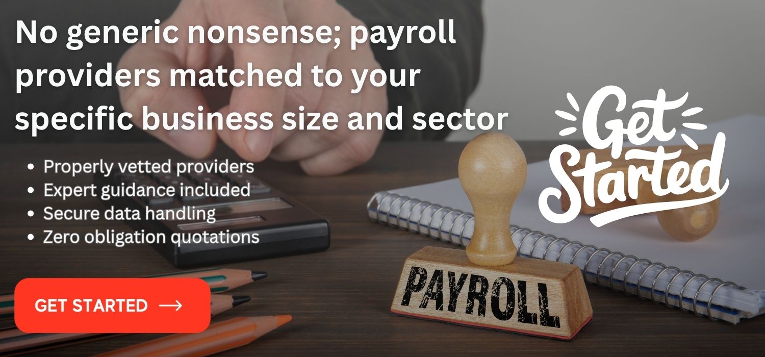 No generic nonsense; providers matched to your specific business size and sector